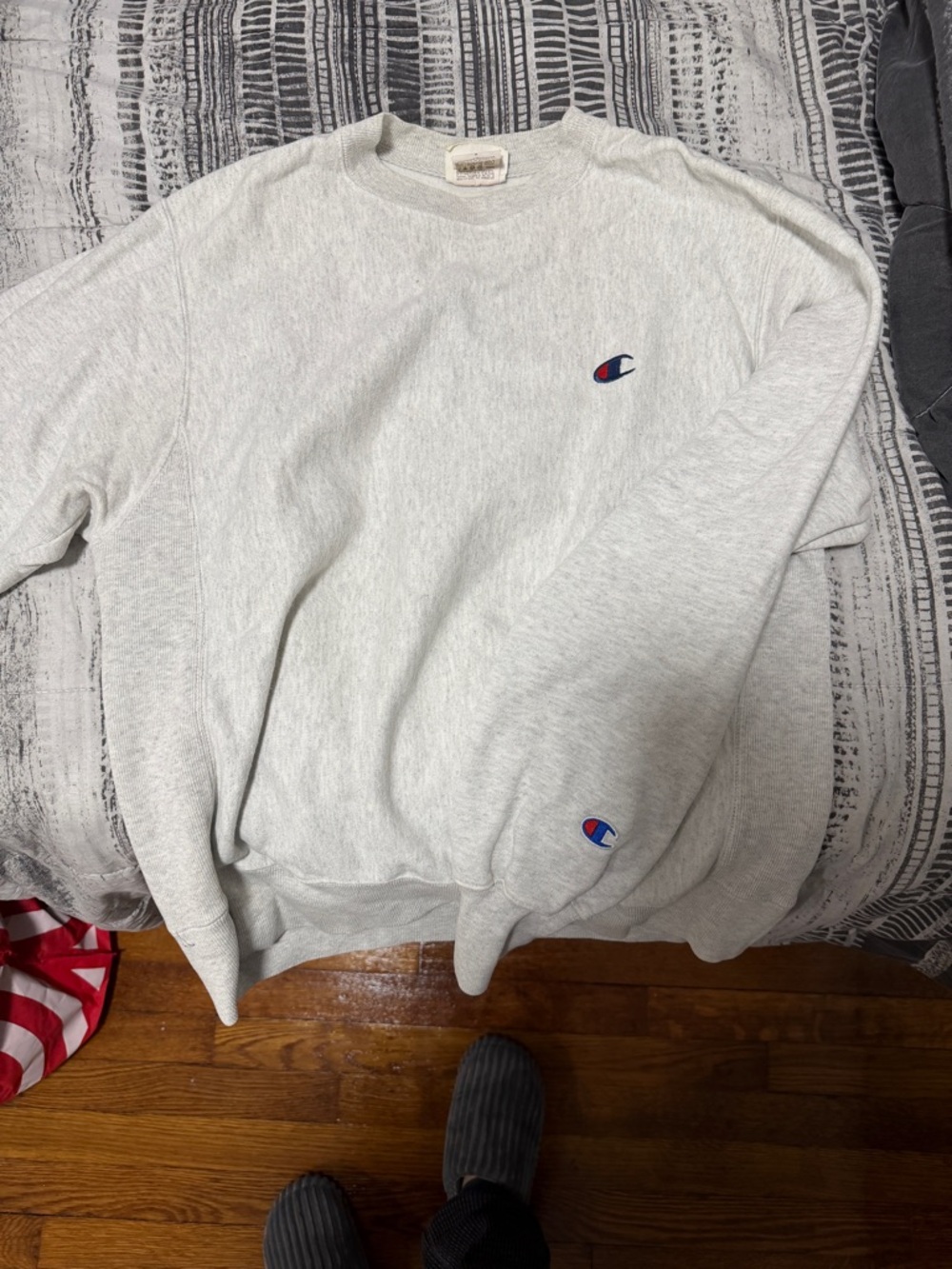 Champion Gray Crewneck Sweatshirt